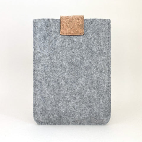 Housse pour PocketBook InkPad X Pro | avec fermeture magnétique et compartiment supplémentaire | gris clair - Bloom | Modèle "HAKA"