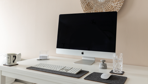 Schreibtischunterlagen für Tastatur und Mouse Pad