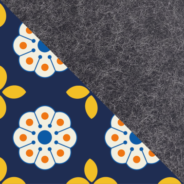 Housse pour Kindle Paperwhite Kids 11e Gén | en feutre et coton bio | anthracite - bloom | Modèle "LET"