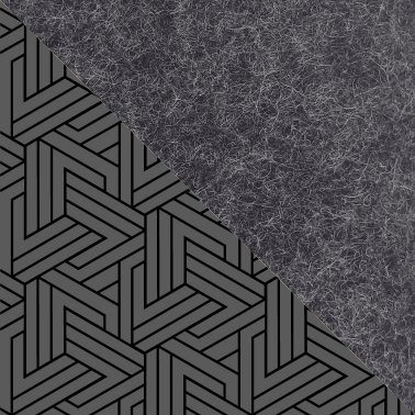 Étui pour lame Razer | en feutre et coton biologique | anthracite - pistes | Modèle "LAISSER"