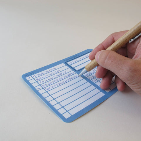 Notitiekaartjes “ToDo” | 50er navulverpakking van gerecycled papier