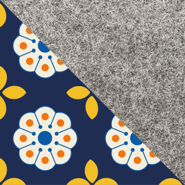 Sac bandoulière pour iPhone SE 2022 | en feutre et coton biologique | gris clair - floraison | Modèle KEDJA