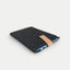 Case voor MacBook Pro M3 16.2 | met magnetische sluiting en extra vak  | antraciet - Vormen | Model "HAKA"
