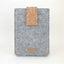 Hoes voor reMarkable Paper Pro | met magnetische sluiting en extra vak | lichtgrijs - Bloom | Model "HAKA"