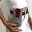 Handige heuptas voor Xiaomi 14T Pro | met magneetsluiting en kaarthouder | antraciet | model CLIP