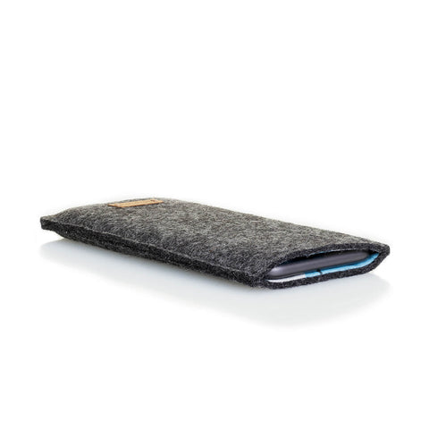 Telefoonhoesje met kaarthouder voor Samsung Galaxy Z Fold4 | antraciet - shapes | Model "ZIP"
