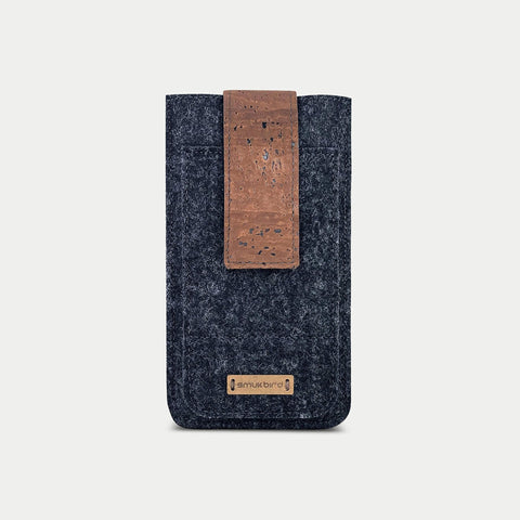 Sac banane pratique pour Samsung Galaxy A35 | avec fermeture magnétique et compartiment pour cartes | anthracite | modèle CLIP