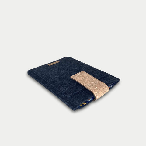 Housse pour Tolino Vision Color | avec fermeture magnétique et compartiment supplémentaire | anthracite - Bloom | Modèle "HAKA"