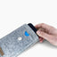Telefoonhoesje voor iPhone 11 Pro | met magneetsluiting en extra vak | lichtgrijs - Shapes | model HAKA