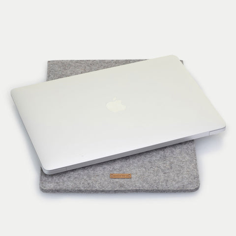 Behuizing voor Asus TUF A17 | gemaakt van vilt en biologisch katoen | lichtgrijs - Bloom | Model "LET"