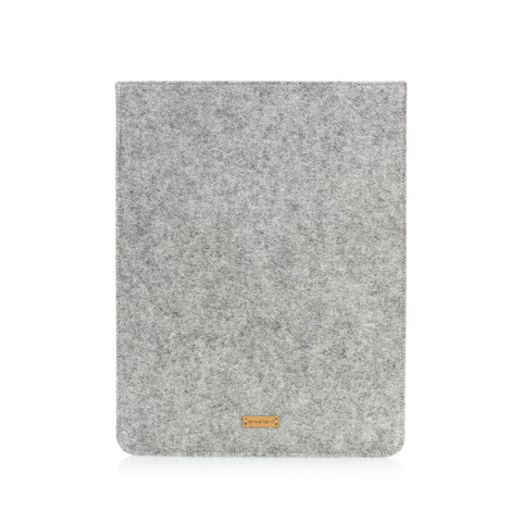 Cas pour Microsoft Surface | en feutre et coton biologique | gris clair - Coloré | Modèle "LAISSER"