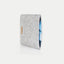 Housse pour PocketBook InkPad X Pro | en feutre et coton bio | gris clair - formes | Modèle "LET"