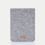 Housse pour reMarkable Paper Pro | en feutre et coton bio | gris clair - formes | Modèle "LET"