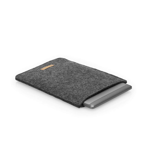 Housse pour reMarkable Paper Pro | en feutre et coton bio | anthracite - coloré | Modèle "LET"