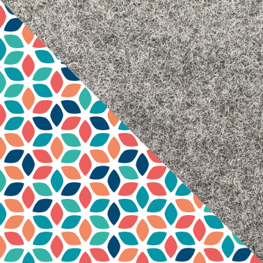 Housse pour Kindle Colorsoft 1ère Gén | en feutre et coton bio | gris clair - coloré | Modèle "LET"