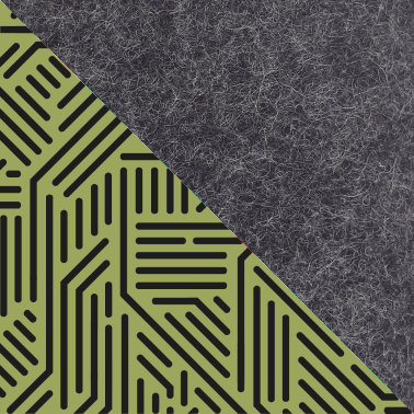 Housse pour reMarkable Paper Pro | en feutre et coton bio | anthracite - rayures | Modèle "LET"