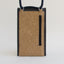 Sac bandoulière pour Fairphone 5 | en feutre et coton biologique | anthracite - floraison | Modèle KEDJA