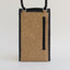 Sac bandoulière pour Samsung Galaxy S24 Plus | en feutre et coton biologique | anthracite - pistes | Modèle KEDJA