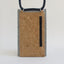 Sac bandoulière pour iPhone 12 mini | en feutre et coton biologique | gris clair - floraison | Modèle KEDJA