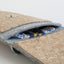 Sac bandoulière pour iPhone 12 mini | en feutre et coton biologique | gris clair - floraison | Modèle KEDJA