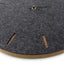 Horloge murale en feutre et liège 30 cm | anthracite - noir | Conception : Copenhague