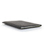 Coque pour MacBook Air 13 | en feutre et coton biologique | anthracite - rayures | Modèle "LAISSER"