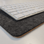 Tapis de bureau en feutre et liège | 20x50cm | anthracite