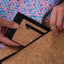 Étui pour téléphone portable avec compartiment pour cartes pour Motorola Edge 30 Neo | anthracite - coloré | Modèle "ZIP"