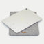 Coque pour Galaxy Tab S9 Plus | en feutre et coton biologique | gris clair - formes | Modèle "LAISSER"