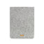 Coque pour Galaxy Tab S9 Plus | en feutre et coton biologique | gris clair - coloré | Modèle "LAISSER"