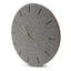 Horloge murale en feutre et liège 30 cm | gris clair - or | Conception : Copenhague