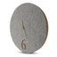 Horloge murale en feutre et liège 30 cm | gris clair - or | Conception : Aarhus