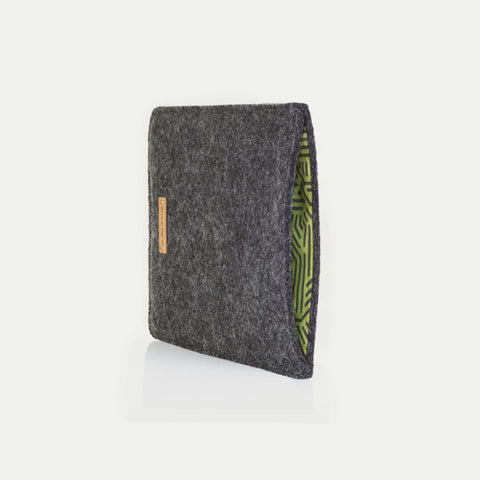Hoes voor Kindle Paperwhite 6.8 inch | gemaakt van vilt en biologisch katoen | antraciet - strepen | Model "LET"