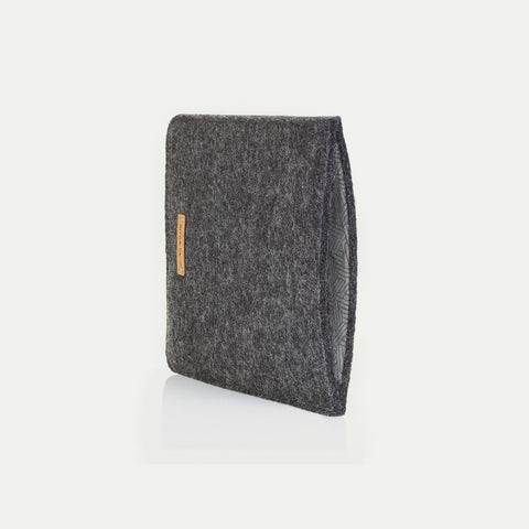 Kindle Scribe-hoesje | gemaakt van vilt en biologisch katoen | antraciet - strepen | Model "LET"