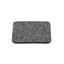 Sous-verres en feutre et en liège | Lot de 2 | 10x10cm | anthracite