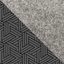 Sac bandoulière pour iPhone 12 mini | en feutre et coton biologique | gris clair - pistes | Modèle KEDJA